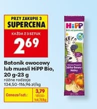 batonik owocowy lub muesli