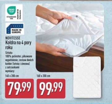 kołdra na 4 pory roku