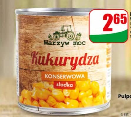 Warzyw Moc kukurydza konserwowa 340/285g