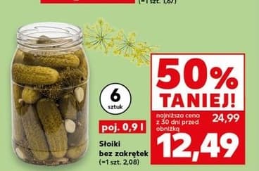 słoiki bez zakrętek