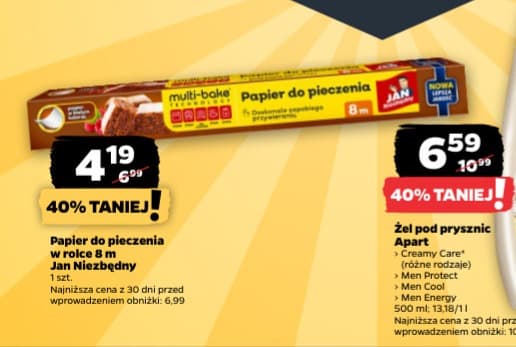 papier do pieczenia w rolce