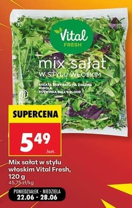 mix sałat w stylu włoskim