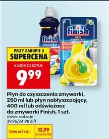 płyn do czyszczenia zmywarki lub płyn nabłyszczający lub odświeżacz do zmywarki