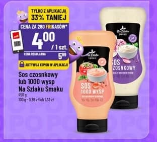 sos czosnkowy lub 1000 wysp