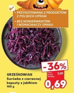 surówka z czerwonej kapusty z jabłkiem