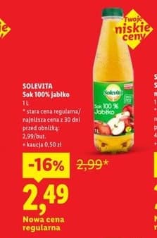 sok 100% jabłkowy