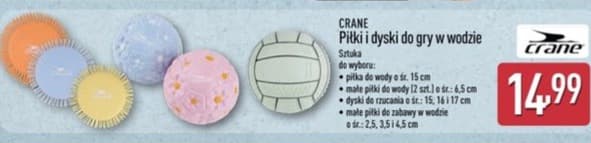 piłki i dyski do gry w wodzie