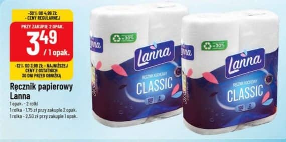 Lanna ręcznik papierowy 2rolki