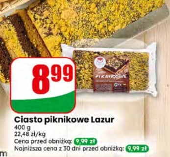 Lazur ciasto piknikowe 400g