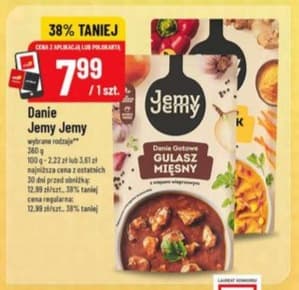 danie gotowe gulasz mięsny
