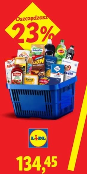 koszyk 15 przykładowych produktów