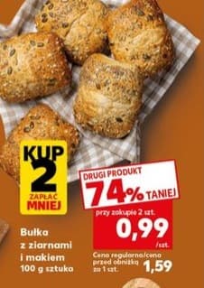bułka z ziarnami i makiem