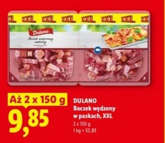 Dulano boczek wędzony w paskach 2x150g