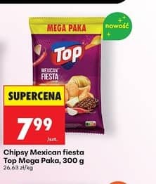 Top Mega Paka chipsy Mexican fiesta 300g