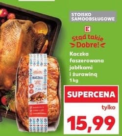 kaczka faszerowana jabłkami i żurawiną