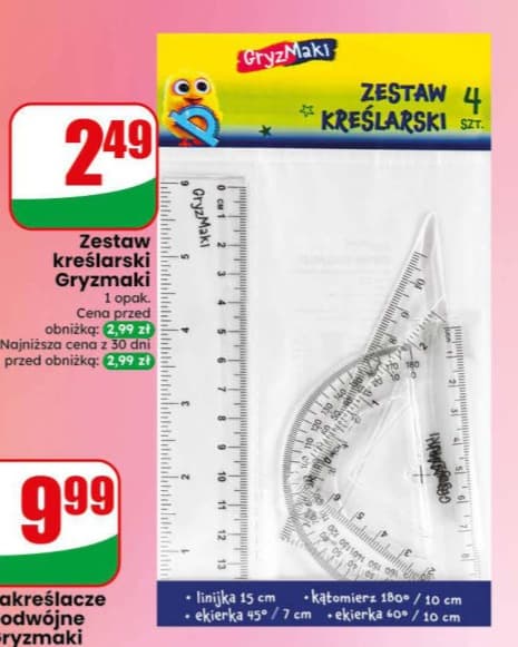 zestaw kreślarski