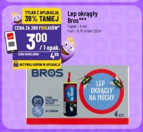 lep okrągły na muchy