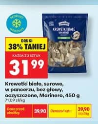 Marinero krewetki białe surowe w pancerzu, bez głowy, oczyszczone 450g