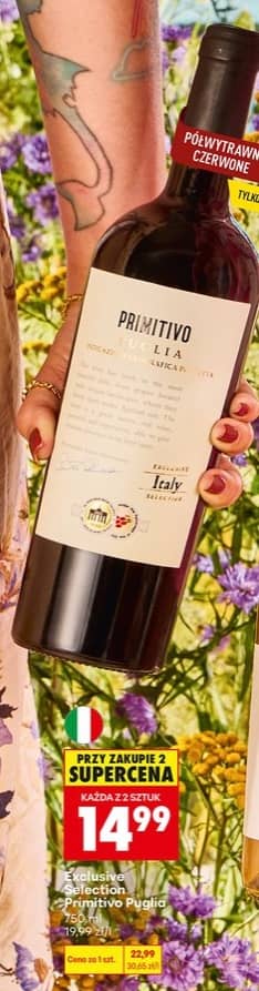 Exclusive Selection wino Primitivo Puglia 750ml
