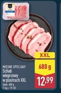 schab wieprzowy w plastrach xxl