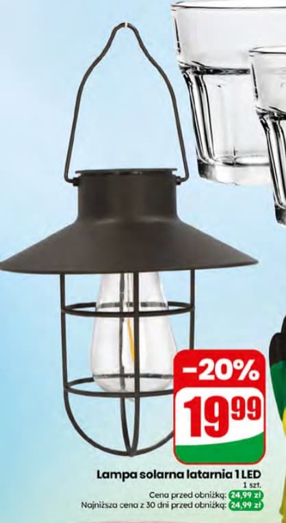 lampa solarna latarnia 1 LED
