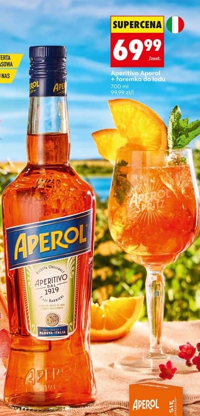 Aperol aperitivo Aperol + foremka do lodu 700ml