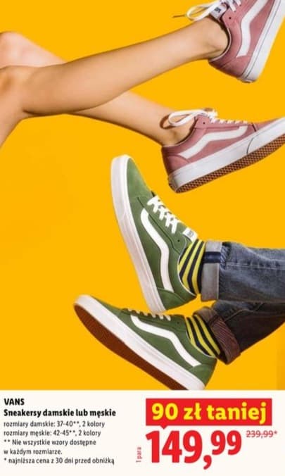 sneakersy damskie lub męskie
