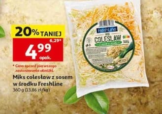 miks colesław z sosem w środku