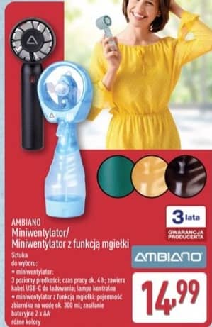 AMBIANO wentylator 45w