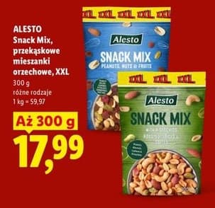 przekąskowe mieszanki orzechowe