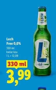 Lech piwo bezalkoholowe limonka-mięta 330ml