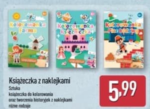 książeczka z naklejkami