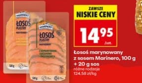 łosoś marynowany z sosem