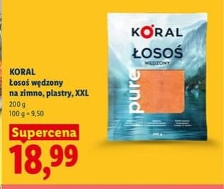 łosoś wędzony na zimno plastry XXL
