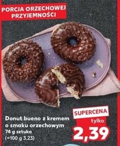 donut bueno z kremem o smaku orzechowym