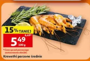 krewetki parzone średnie