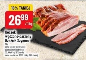 boczek paski mocno wędzony