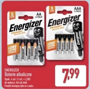 Energizer baterie alkaliczne 4szt.