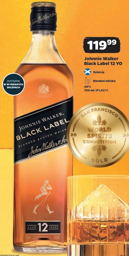 Johnnie Walker whisky Black Label 12 YO 700ml