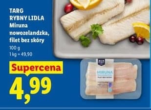 filet z miruny nowozelandzkiej bez skóry