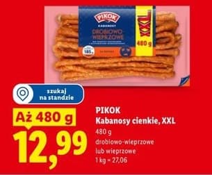 kabanosy cienkie XXL drobiowo-wieprzowe