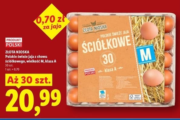 świeże jaja ściółkowe
