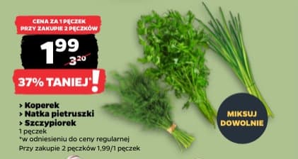 koper, natka pietruszki, szczypiorek