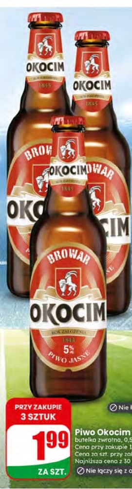 Okocim piwo jasne retro 0.5l