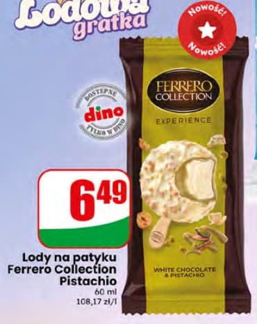 lody na patyku Ferrero Collection Pistachio