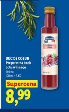 preparat na bazie octu winnego