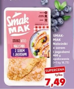 naleśniki z serem i jagodami