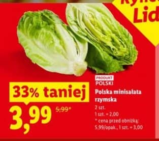 minisałata rzymska 2szt.
