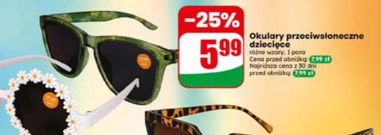 okulary przeciwsłoneczne dziecięce