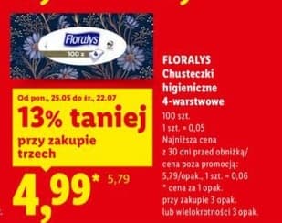 chusteczki higieniczne 4-warstwowe